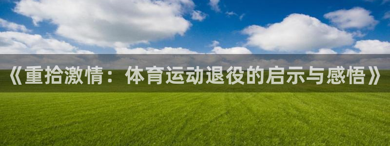 3377体育官方正版app官方:《重拾激情:体育运动退役的启